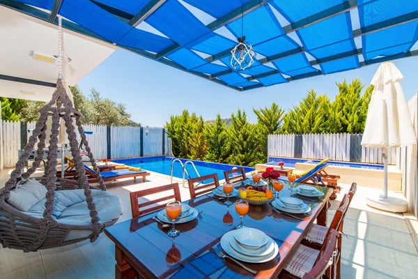 Villa Rivo-1, 2 Odalı, Geniş Havuzlu, Jakuzili Lüks Villa 2