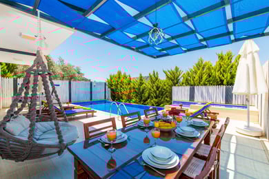 Villa Rivo-1, 2 Odalı, Geniş Havuzlu, Jakuzili Lüks Villa 2
