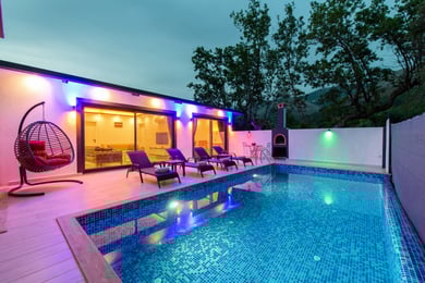 Villa Rivo-2, Kalkan Bölgesinde, Muhafazakar Villa ve 2 Odalı 3