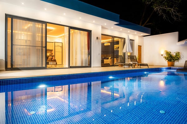 Villa Pafuli, Korunaklı Havuzlu, 2 Odalı, Jakuzili Villa 3