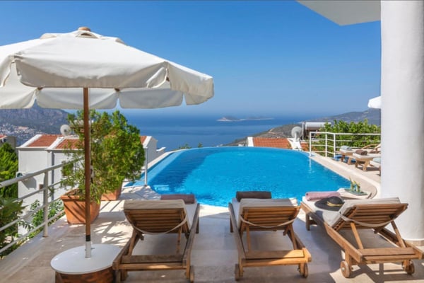Villa Sambali, Kalkan Bölgesinde, 5 Odalı, Muhteşem Deniz Manzaralı 2