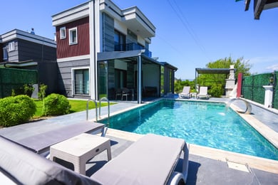 Villa Şimşek-2, Dalyan`da, Merkezi Konumda ve 3 Odalı 3