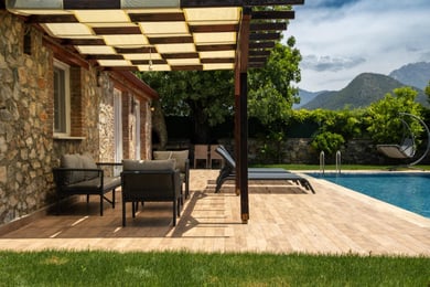 Villa Sandoz-2, Korunaklı Yüzme Havuzlu, Havalaanına Yakın Villa 3