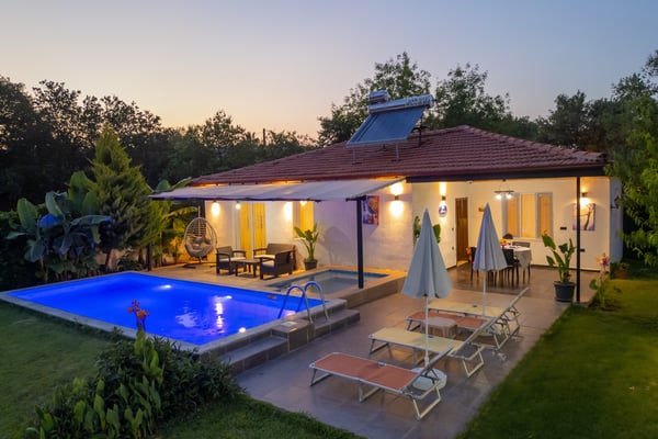 Villa Zerdeçal-2, Kayaköy`de İki Odalı Muhafazakar Villa 3