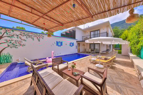 Villa Bonjour-2, Kaş Bölgesinde, 2 Odalı ve Korunaklı Villa 2