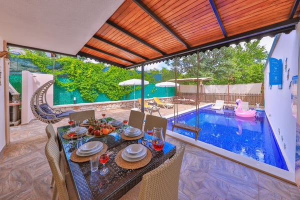 Villa Bonjour-2, Kaş Bölgesinde, 2 Odalı ve Korunaklı Villa 1
