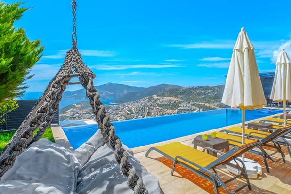 Villa Yelkin, Kalkan Bölgesinde, Deniz Manzaralı, Jakuzili Muhafazakar 2