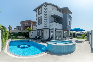 Villa Orko-6, Doğa İçerisinde, Jakuzili, Saunalı Villa 1