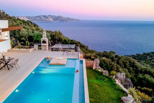 Villa Miele-1, Hamam, Jakuzi, Sanuna ve Deniz Manzaralı 2