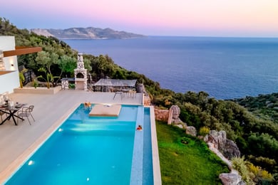Villa Miele-1, Hamam, Jakuzi, Sanuna ve Deniz Manzaralı 2