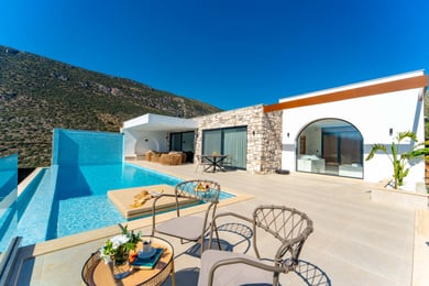 Villa Miele-1, Hamam, Jakuzi, Sanuna ve Deniz Manzaralı 3