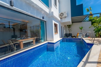 Villa Rüzgar Gülü-4, Jakuzili ve Isıtmalı Havuzlu 1