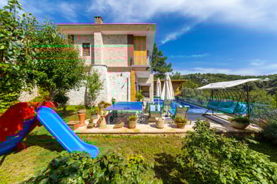 Villa Gökyüzü, Korunaklı Havuzlu, Deniz Manzaralı, Şömineli 1