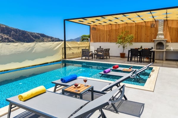 Villa Dimora, Kalkan Bölgesinde, 2 Odalı, Muhafazakar 3