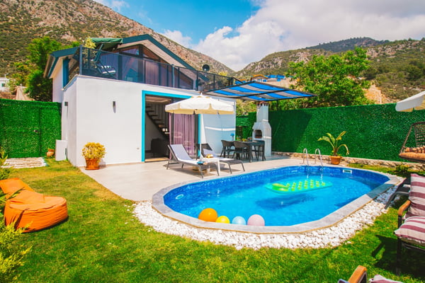 Villa Enjoy, Kalkan Bölgesinde, İki Odalı, Jakuzili 1