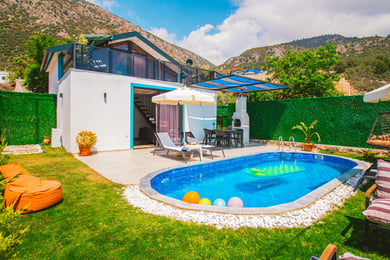 Villa Enjoy, Kalkan Bölgesinde, İki Odalı, Jakuzili 1