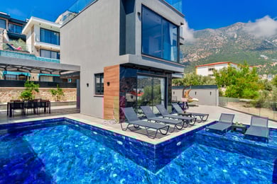 Villa Fuga, Kalkan Bölgesinde, 4 Odalı, İki Havuzlu ve Saunalı 2
