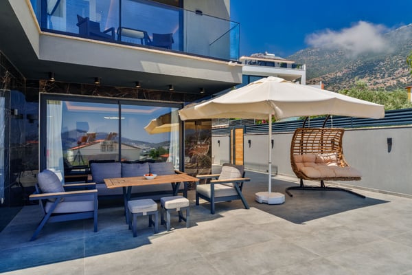 Villa Fuga, Kalkan Bölgesinde, 4 Odalı, İki Havuzlu ve Saunalı 3