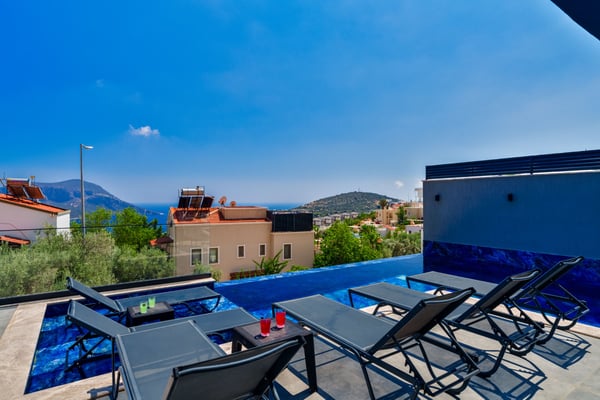 Villa Fuga, Kalkan Bölgesinde, 4 Odalı, İki Havuzlu ve Saunalı 3