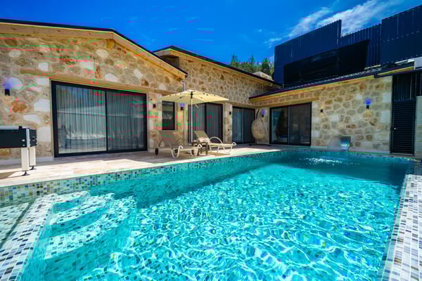 Villa Anason-1, Dört Kişilik, Jakuzili, Korunaklı 3