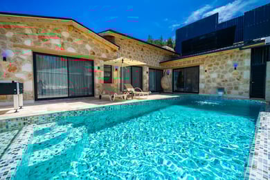 Villa Anason-1, Dört Kişilik, Jakuzili, Korunaklı 3