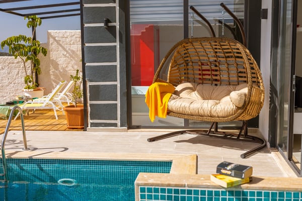 Villa Han-1, Korunaklı Yüzme Havuzlu, Jakuzili 3