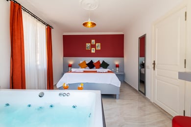 Villa Han-4, Gün Batımı Manzaralı, Süit Yatak Odalı 1