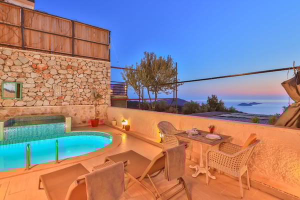 Villa Han-4, Gün Batımı Manzaralı, Süit Yatak Odalı 3