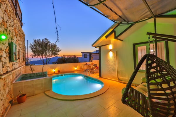 Villa Han-4, Gün Batımı Manzaralı, Süit Yatak Odalı 3