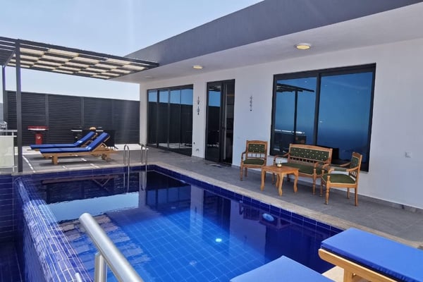 Villa Trap-2, Kalkan`da Jakuzili, Korunaklı Havuzlu 2