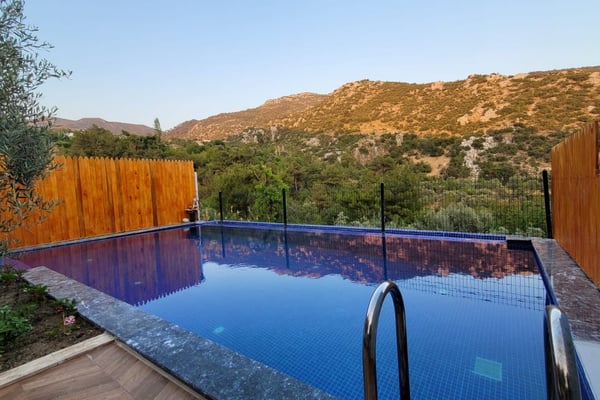 Villa Seki-2, Kalkan Bölgesinde, Korunaklı Havuzlu, Balayı Villası 3