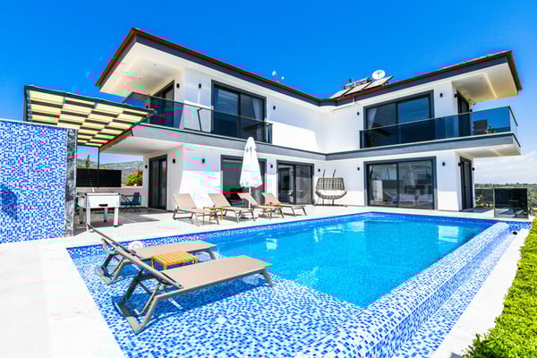 Villa Pika, 3 Odalı ve Muhafazakar Havuzlu 1