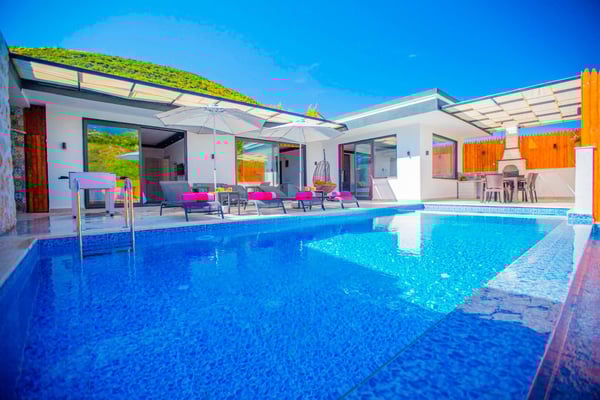 Villa Chopper-2, Kalkan Bölgesinde, Jakuzili, Muhafazakar 1