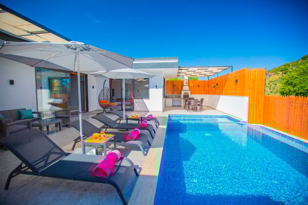 Villa Chopper-2, Kalkan Bölgesinde, Jakuzili, Muhafazakar 2