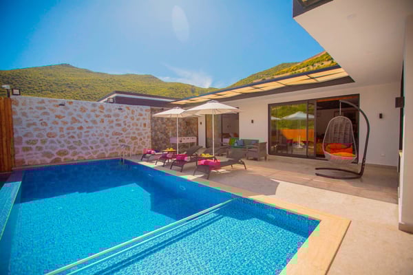 Villa Chopper-2, Kalkan Bölgesinde, Jakuzili, Muhafazakar 3