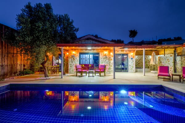 Villa Rüya-2, Kalkan Bölgesinde, Deniz Manzaralı ve Jakuzili 1