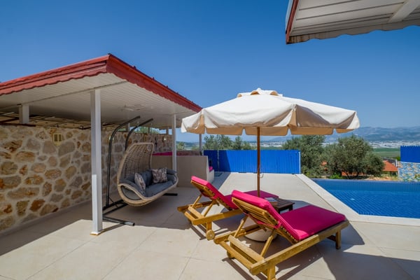 Villa Rüya-3, Kalkan Bölgesinde, Deniz Manzaralı ve Jakuzili 3