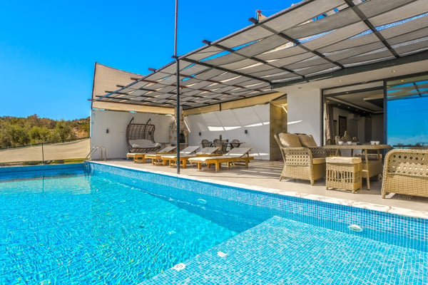 Villa Arp-1, Deniz Manzaralı, Jakuzili ve 2 Odalı 1