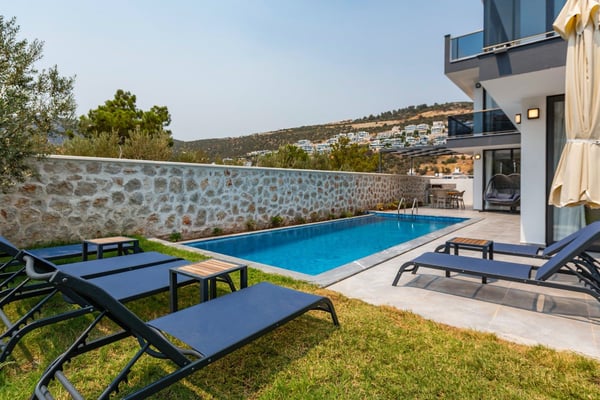 Villa Gigil-2, Kalkan Merkezde, Çift Jakuzi ve 3 Odalı 2