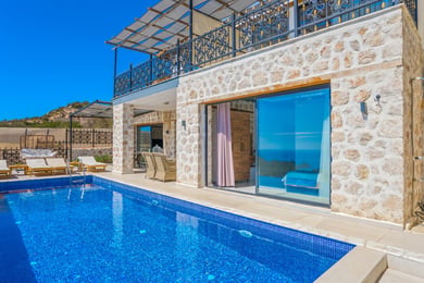 Villa Tarab-3, Deniz Manzaralı, Hamam, Sauna ve Jakuzili 3