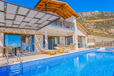 Villa Arp-2, Deniz Manzaralı, Jakuzili ve 2 Odalı 1