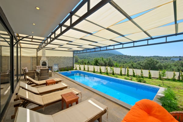 Villa Arp-3, Deniz Manzaralı, Jakuzili ve 2 Odalı 2