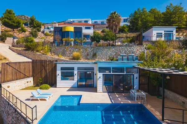 Villa Pile-3, Jakuzili, Kapalı Havuzlu ve Balayına Uygun 1