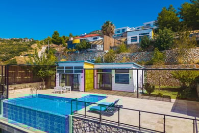 Villa Pile-4, Deniz Manzaralı, Jakuzili ve Kapalı Havuzlu 3