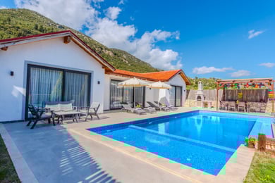 Villa Evcara, İki Odalı, Korunaklı Havuzlu Jakuzili 1