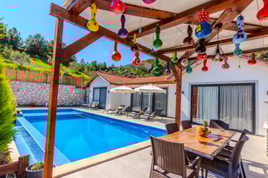 Villa Evcara, İki Odalı, Korunaklı Havuzlu Jakuzili 2