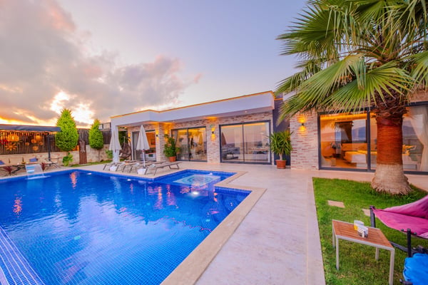 Villa Bulut, Kalkan Bölgesinde, Jakuzi, Sauna ve Muhafazakar 1