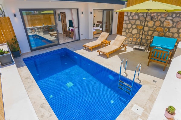 Villa Lilith-1, Kalkan Bölgesinde, Tek Odalı, Korunaklı 3