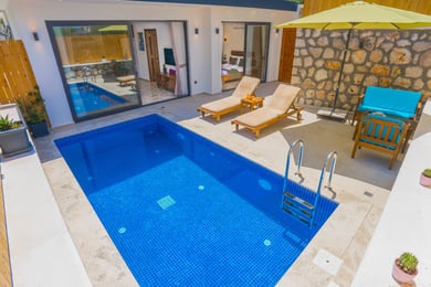 Villa Lilith-1, Kalkan Bölgesinde, Tek Odalı, Korunaklı 3