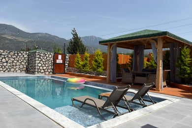 Villa Karder-1, Kalkan Bölgesinde, Geniş Havuzlu, Doğa Manzaralı 3